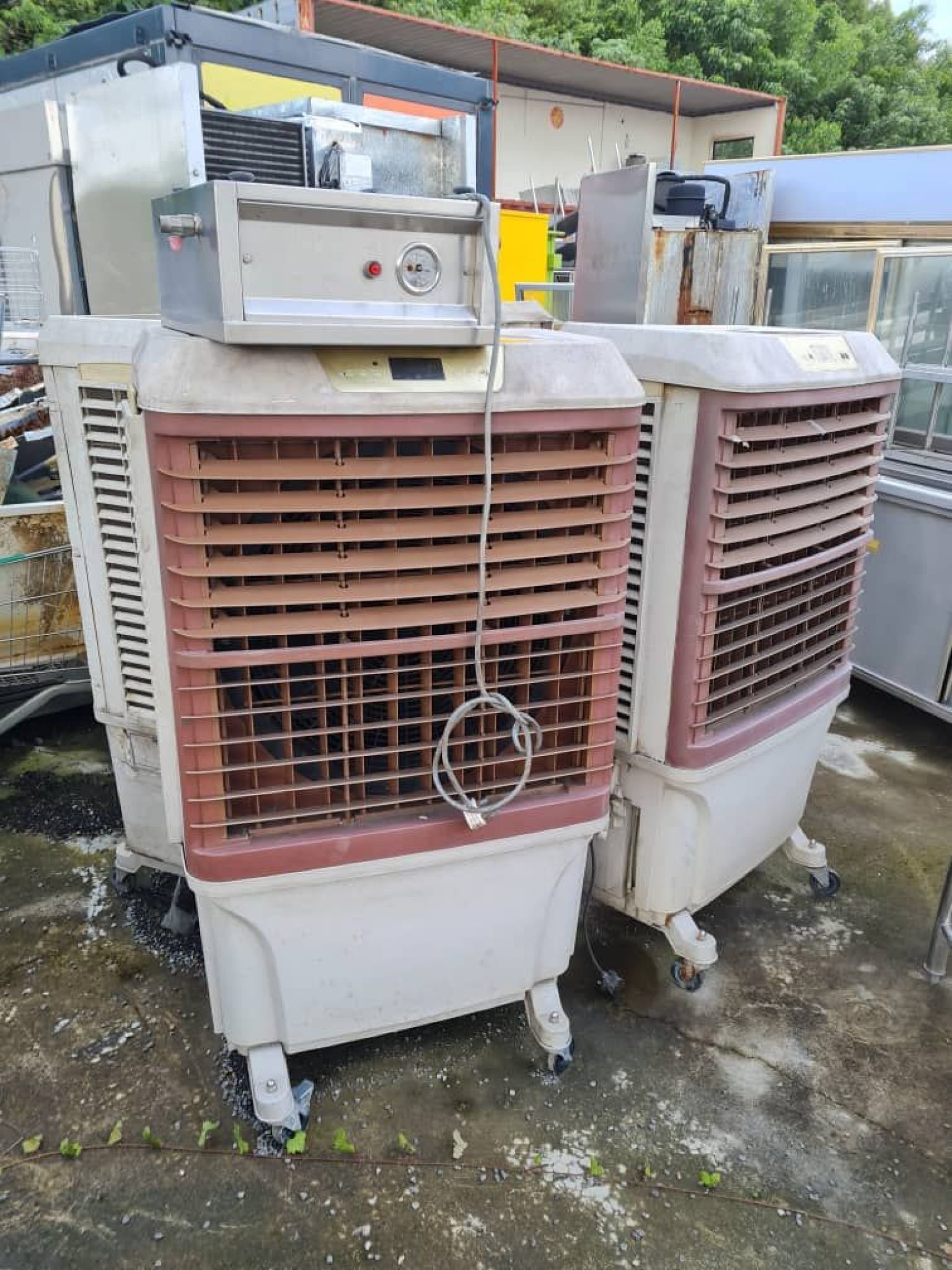 Portable Heavy Duty Evaporative Swamp Air Cooling Fan Indoor Outdoor