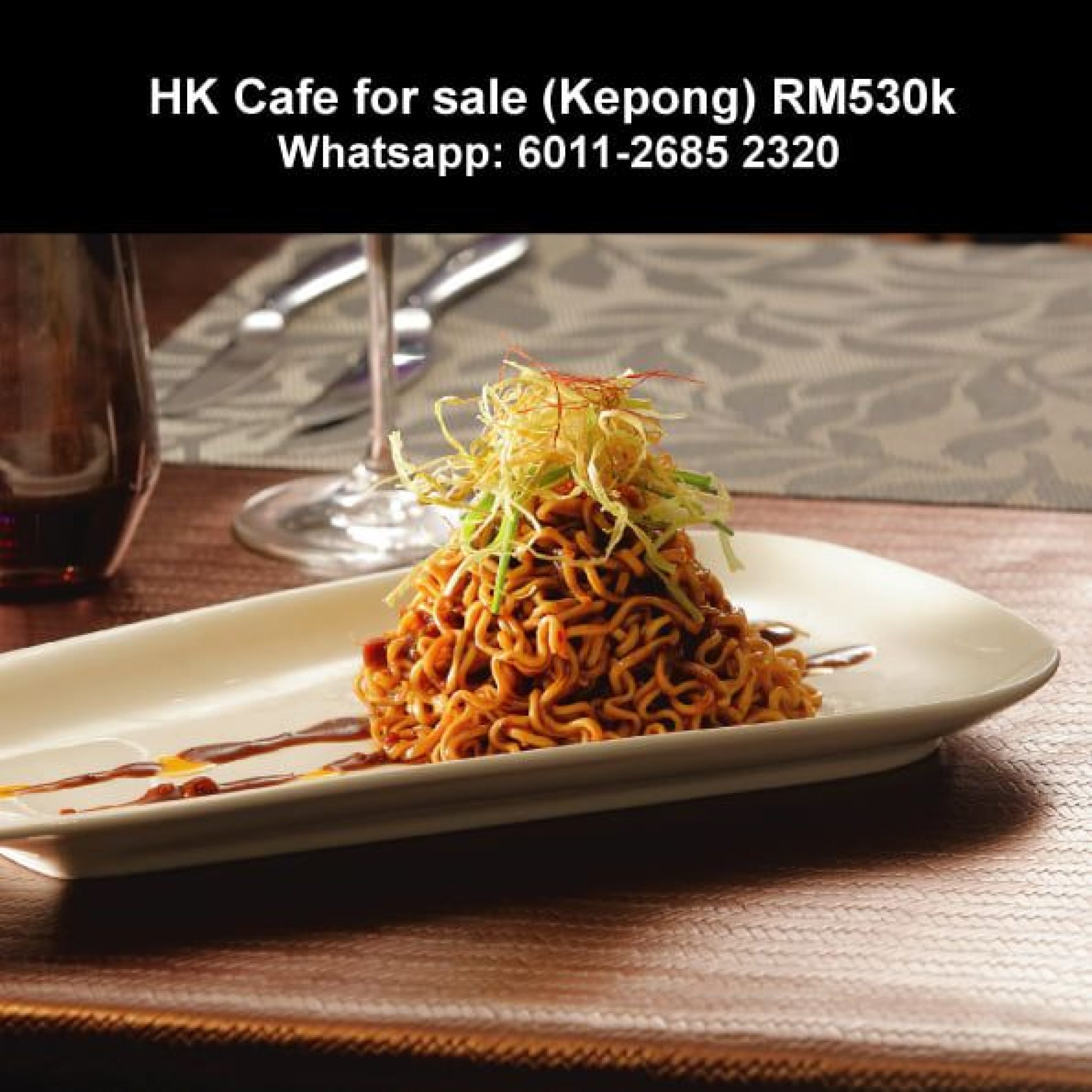 Hong Kong Themed Cafe for Sale • Murah Kitchen Marketplace Malaysia