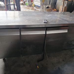 Modelux 6 feet stainless steel counter table chiller blower system